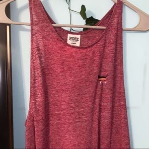 PINK full length racer back top